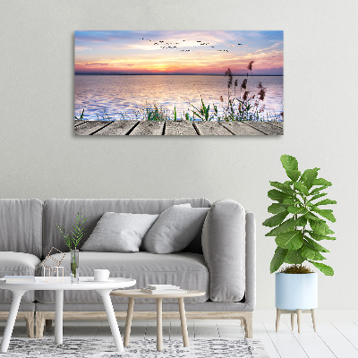 Canvas wall art Lake West