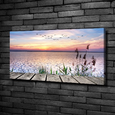 Canvas wall art Lake West