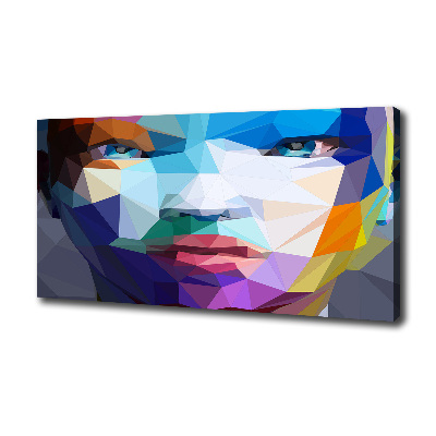 Canvas wall art Abstraction woman