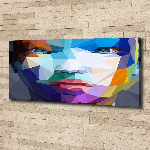 Canvas wall art Abstraction woman