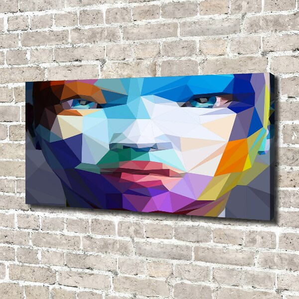 Canvas wall art Abstraction woman