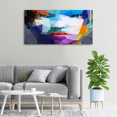 Canvas wall art Abstraction woman