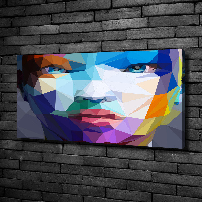 Canvas wall art Abstraction woman