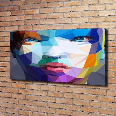 Canvas wall art Abstraction woman