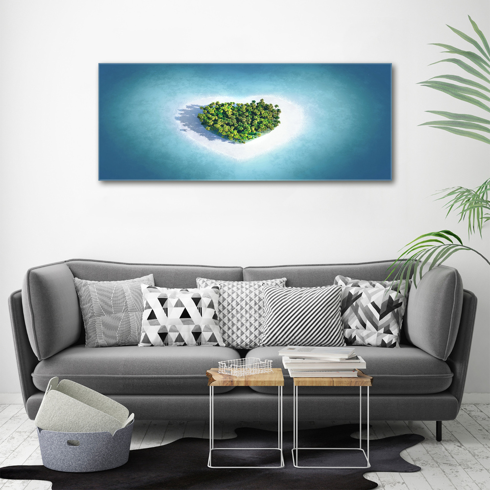 Canvas wall art Island