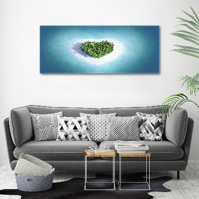 Canvas wall art Island