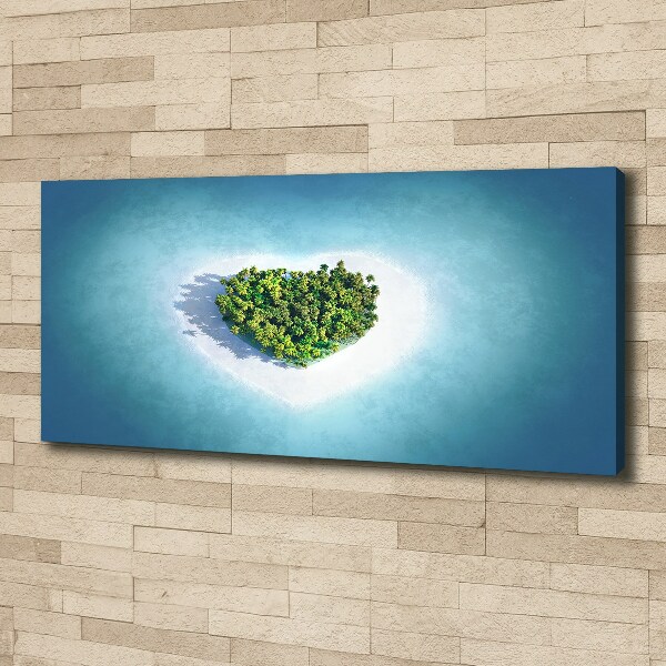 Canvas wall art Island