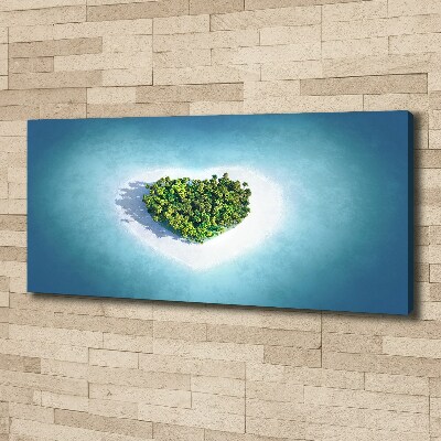 Canvas wall art Island