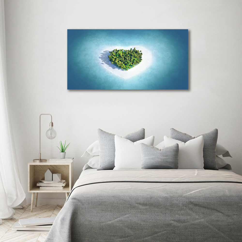 Canvas wall art Island