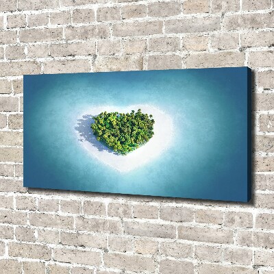 Canvas wall art Island