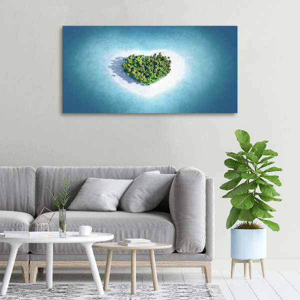 Canvas wall art Island