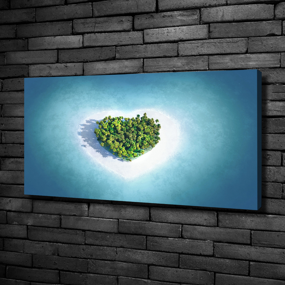 Canvas wall art Island