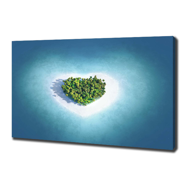 Canvas wall art Island