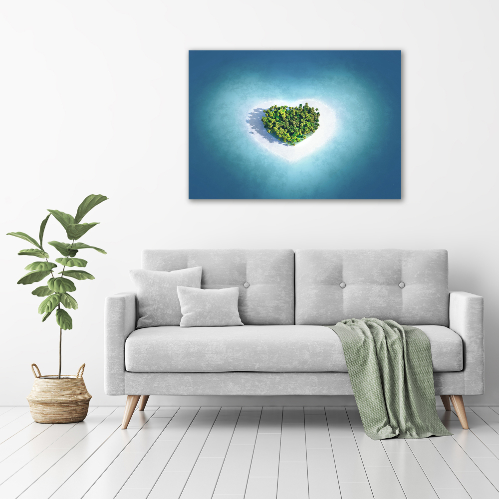 Canvas wall art Island