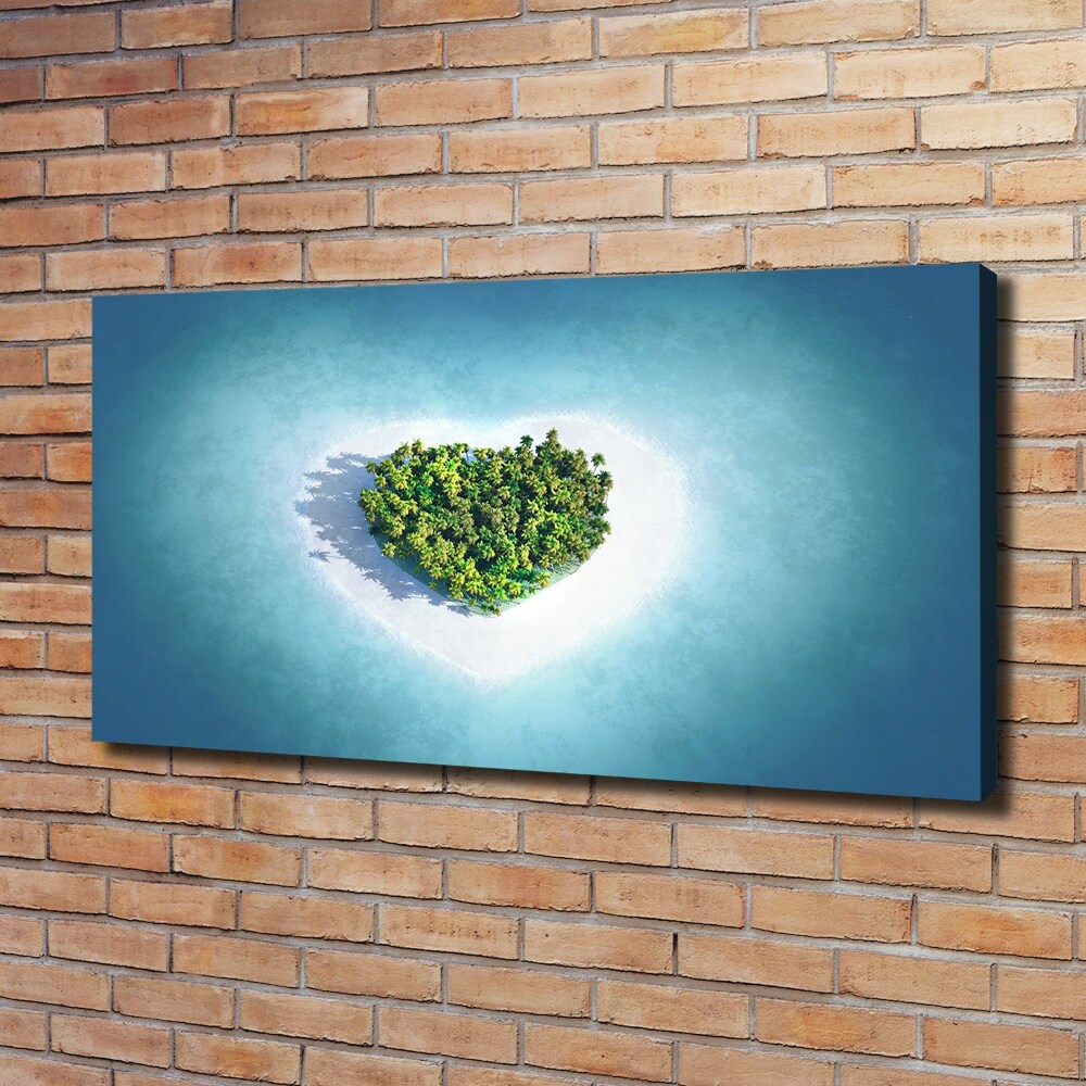 Canvas wall art Island