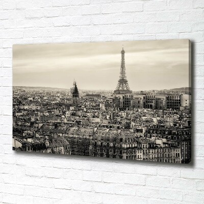 Canvas wall art Eiffel Paris tower