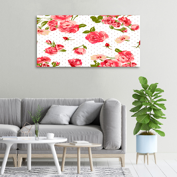 Canvas wall art Roses