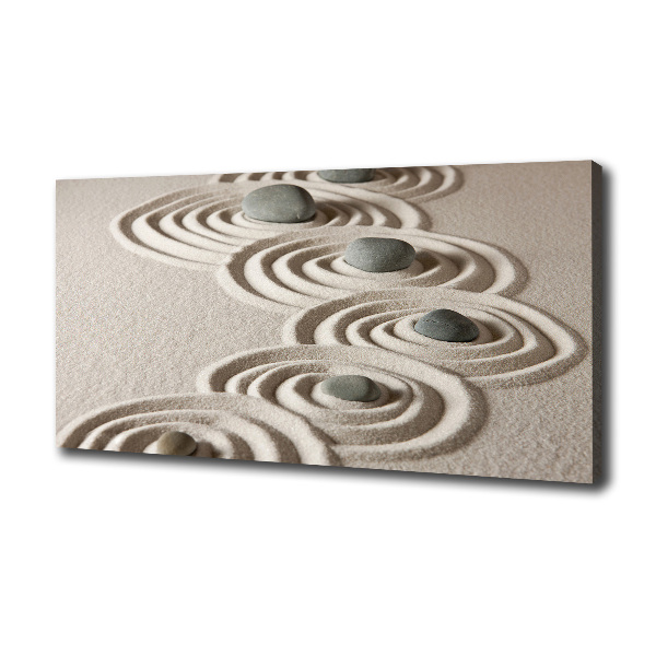 Canvas wall art Zen Piasek stones