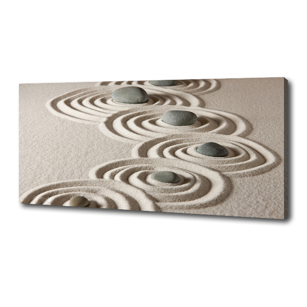 Canvas wall art Zen Piasek stones