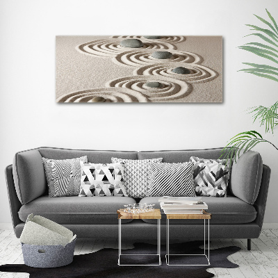 Canvas wall art Zen Piasek stones