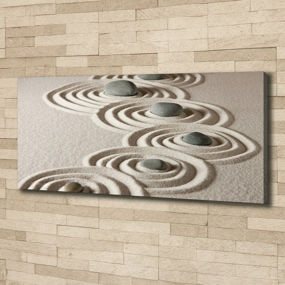 Canvas wall art Zen Piasek stones