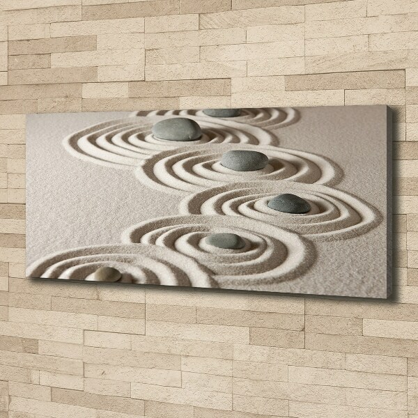 Canvas wall art Zen Piasek stones