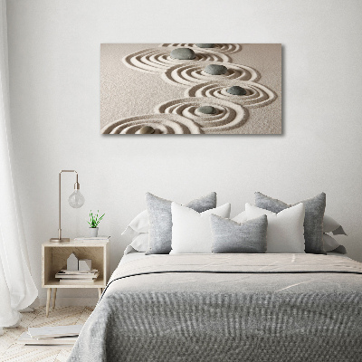 Canvas wall art Zen Piasek stones