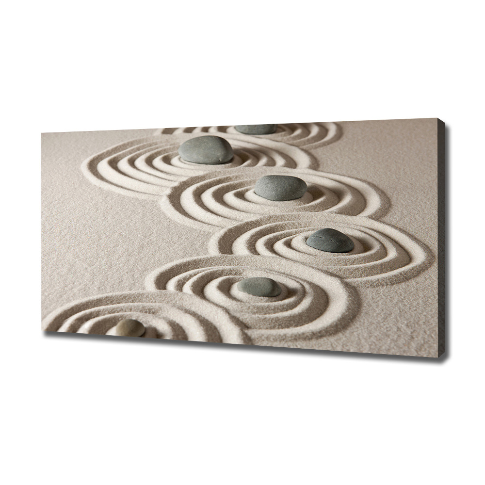 Canvas wall art Zen Piasek stones