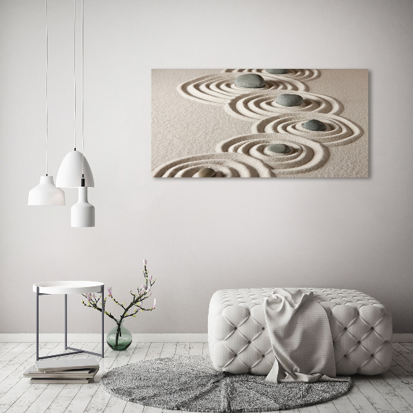 Canvas wall art Zen Piasek stones