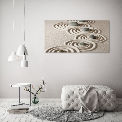 Canvas wall art Zen Piasek stones