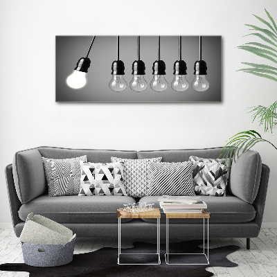 Canvas wall art Six bulbs