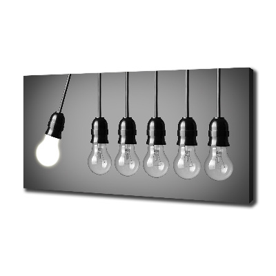 Canvas wall art Six bulbs