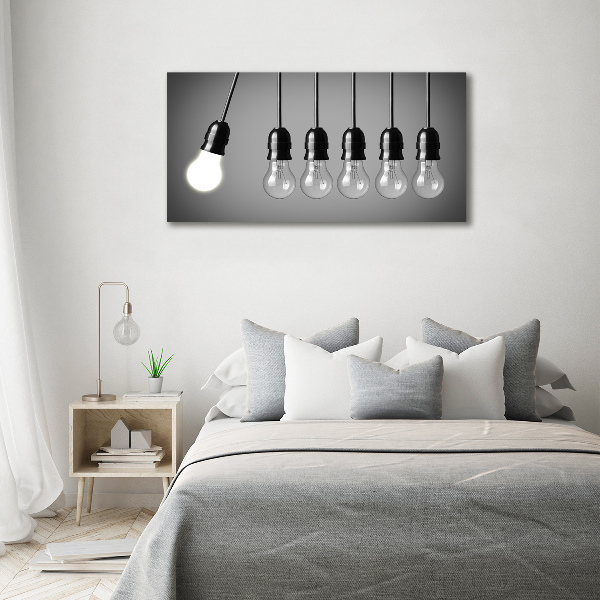 Canvas wall art Six bulbs