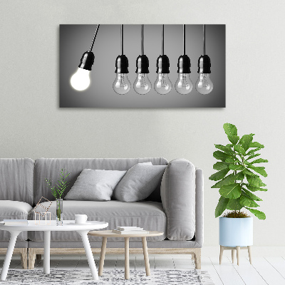 Canvas wall art Six bulbs