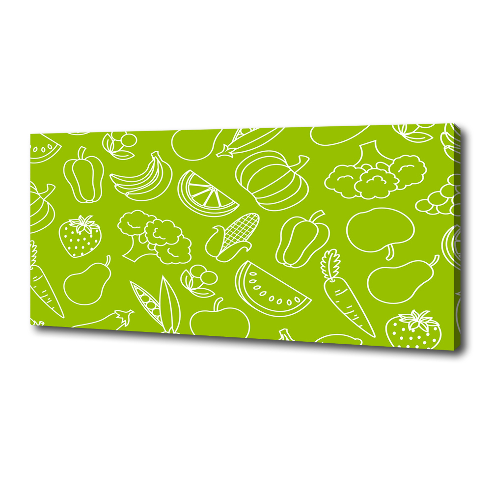 Canvas wall art Fruits and vegetables