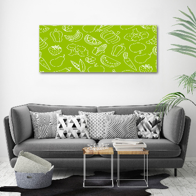 Canvas wall art Fruits and vegetables