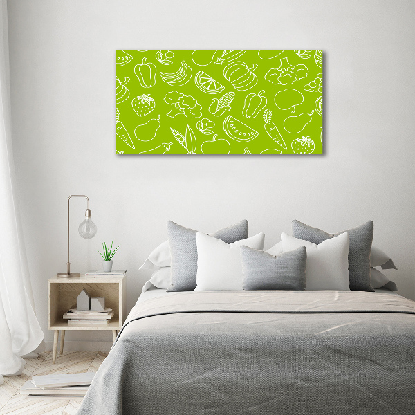 Canvas wall art Fruits and vegetables