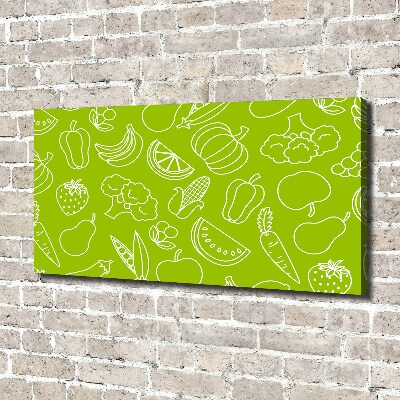 Canvas wall art Fruits and vegetables