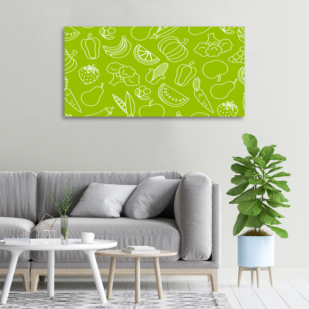 Canvas wall art Fruits and vegetables