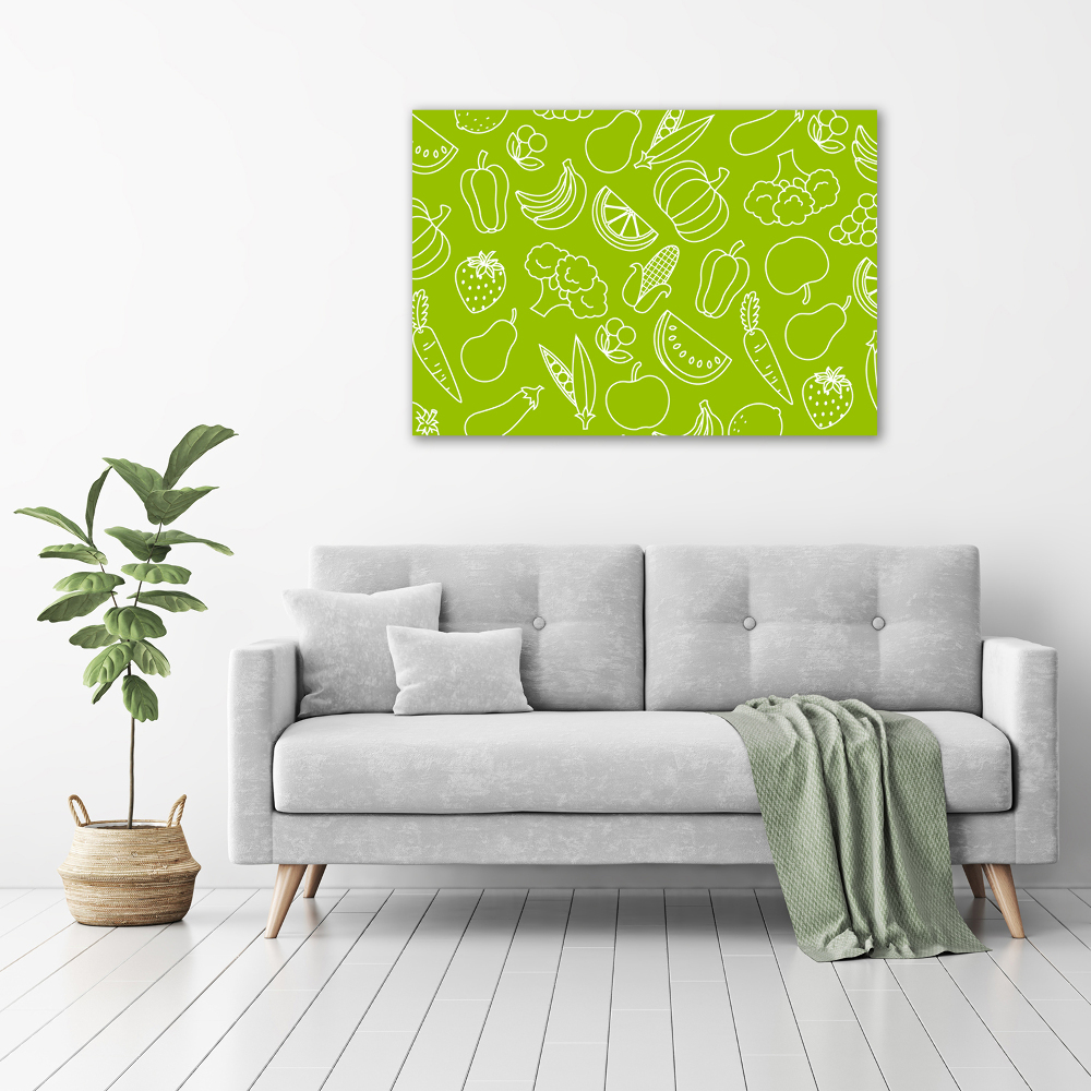 Canvas wall art Fruits and vegetables