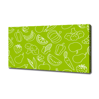 Canvas wall art Fruits and vegetables