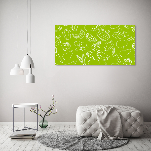 Canvas wall art Fruits and vegetables