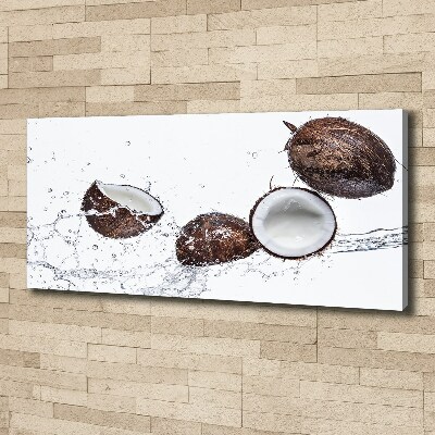 Canvas wall art Coconut with water