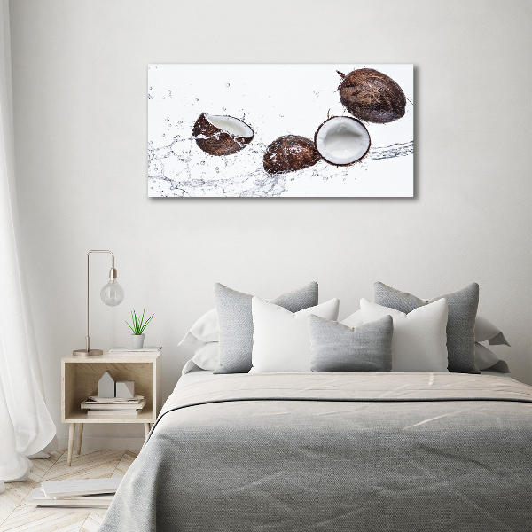 Canvas wall art Coconut with water