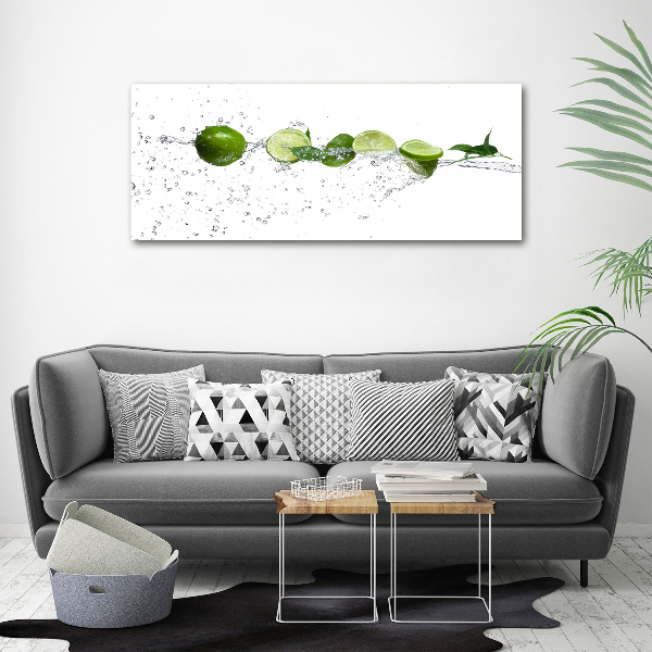 Canvas wall art Lime and water