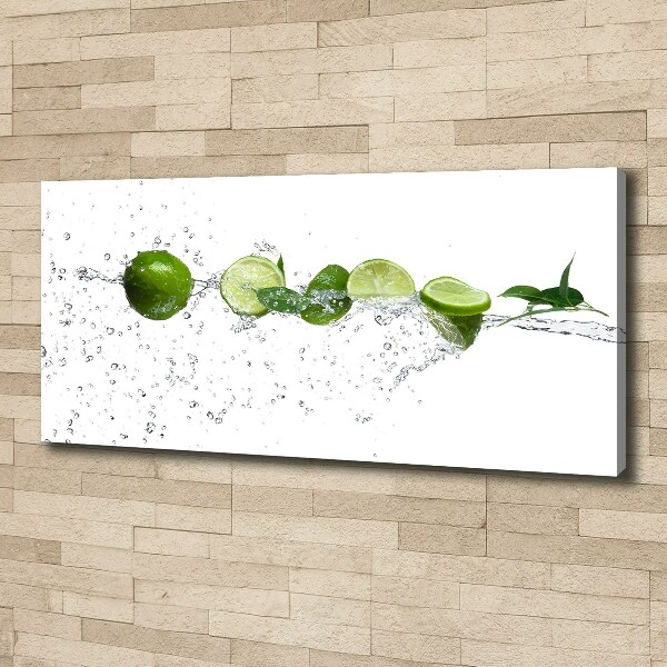 Canvas wall art Lime and water