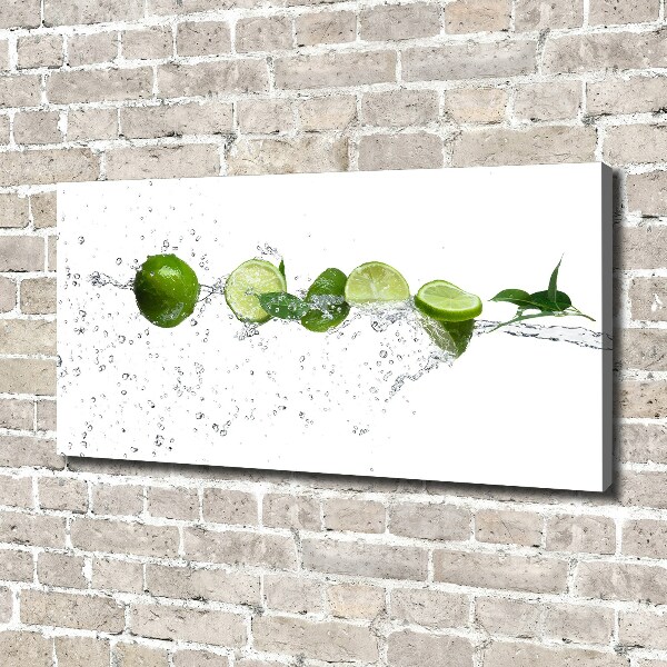 Canvas wall art Lime and water