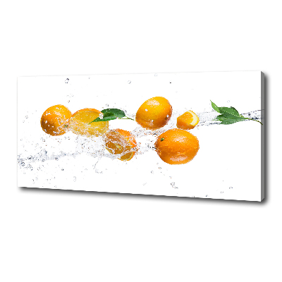 Canvas wall art Oranges and water