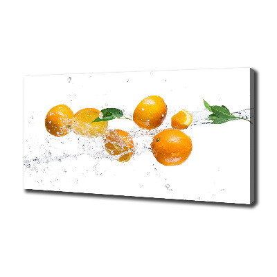 Canvas wall art Oranges and water