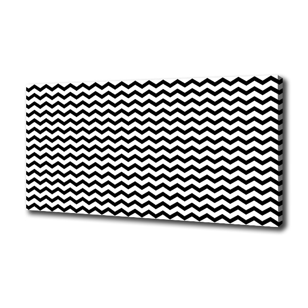 Canvas wall art Zigzags